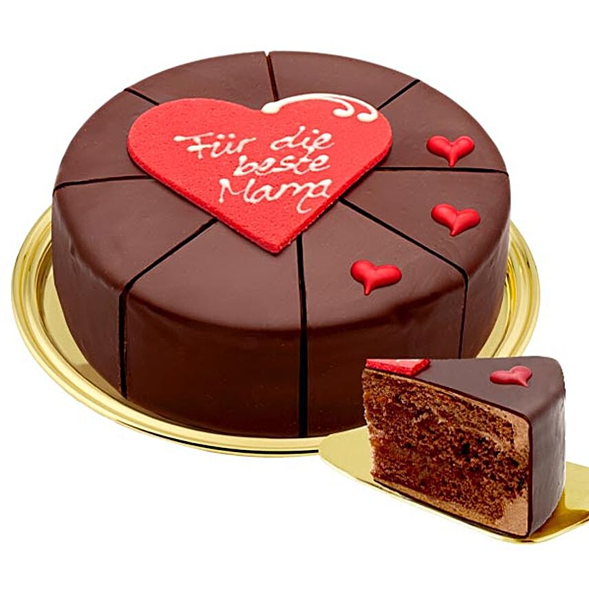Sacher Cake Fuer Die Beste Mama:Send Valentines Day Cakes to Germany