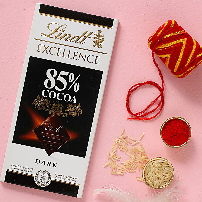 Bhai Dooj Special Lindt Excellence Cocoa Chocolate Combo