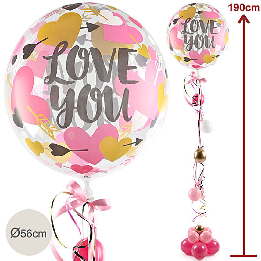 Love You Giant Balloon:Valentine's Day Gifts to Germany