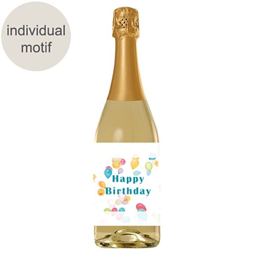 Personalised German Riesling Sparkling Wine:congratulations