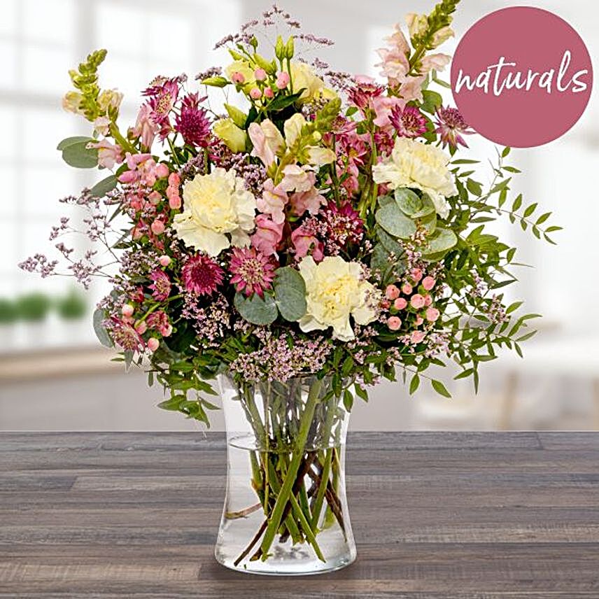 Blissful Mixed Flowers Bunch