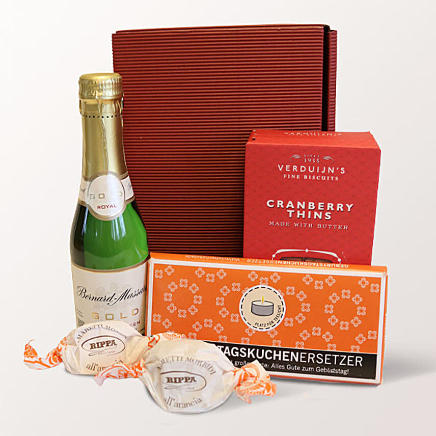 Birthday Greeting Gift Basket
