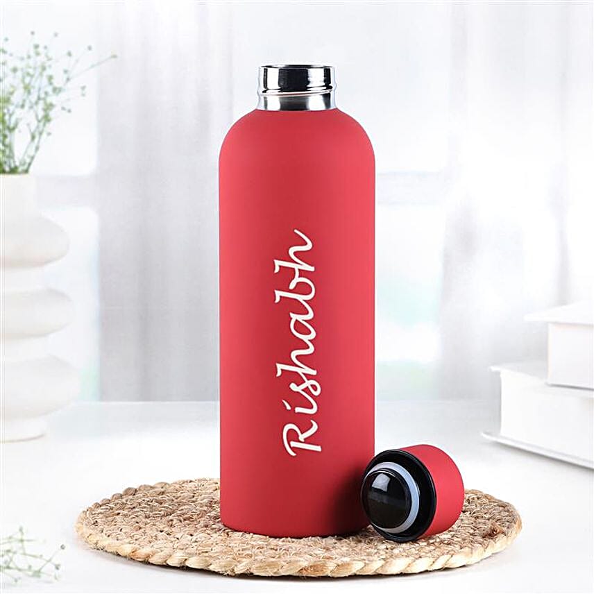Personalised Stainless Steel Insulated Flask and Rakhi