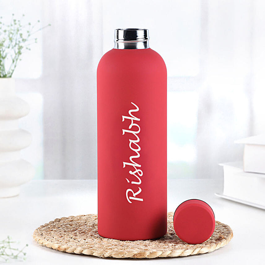 Personalised Stainless Steel Insulated Flask and Rakhi