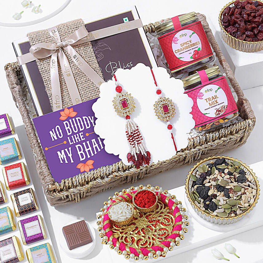 Rakhi Radiance Bhaiya Bhabhi Gift Basket