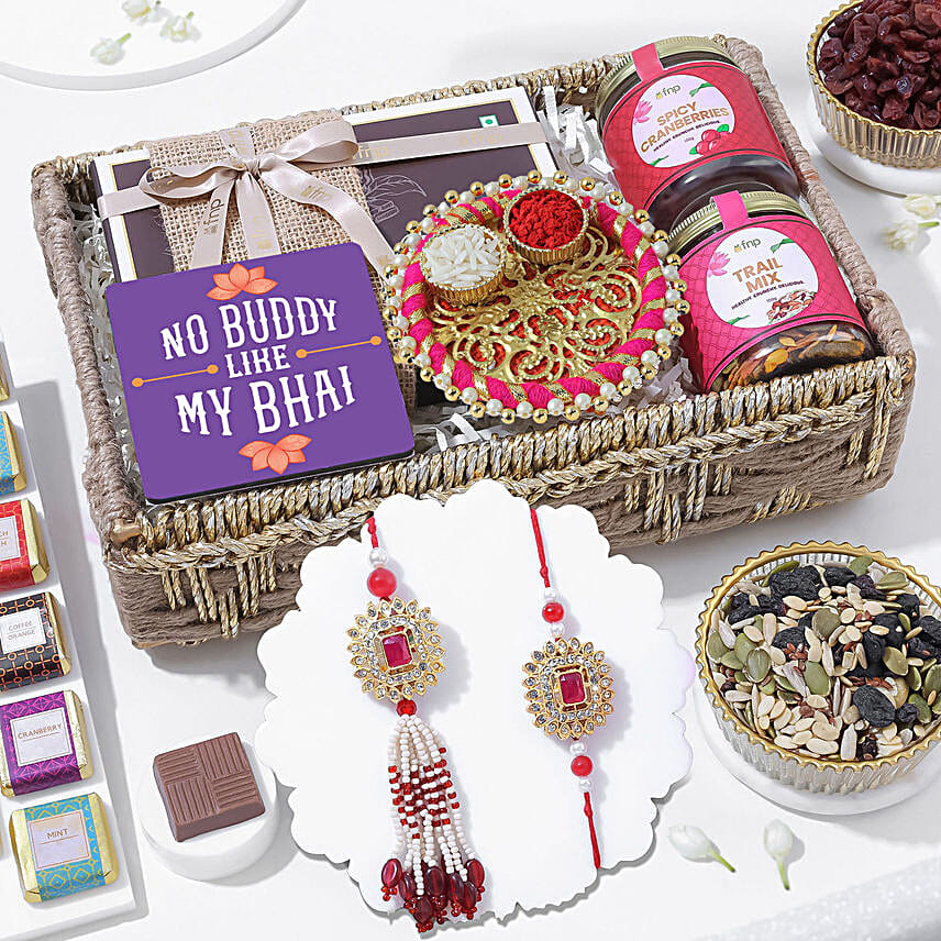 Rakhi Radiance Bhaiya Bhabhi Gift Basket