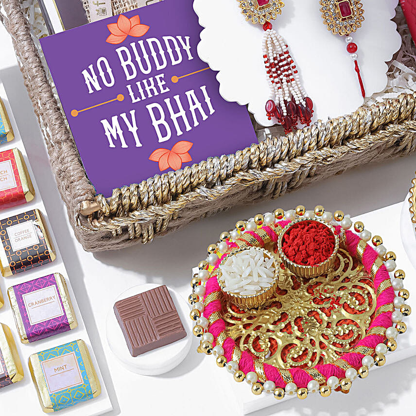 Rakhi Radiance Bhaiya Bhabhi Gift Basket