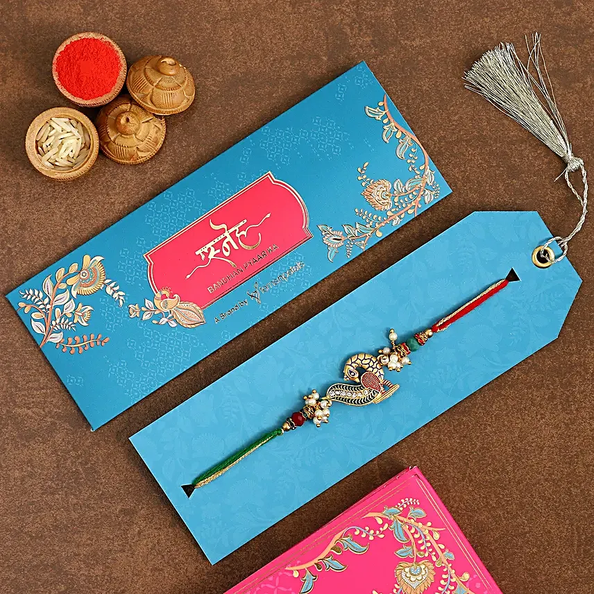 Beautiful Peacock Designer Rakhi