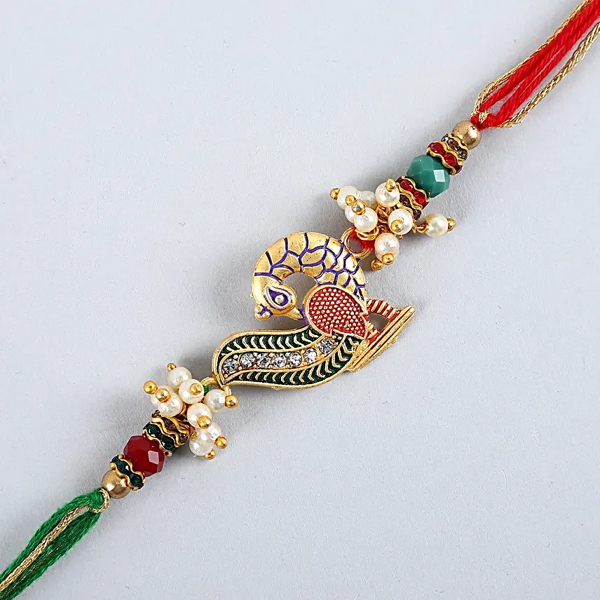 Beautiful Peacock Designer Rakhi