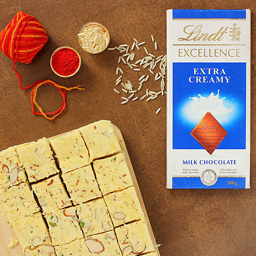 Bhai Dooj Celebration Soan Papdi And Lindt Combo
