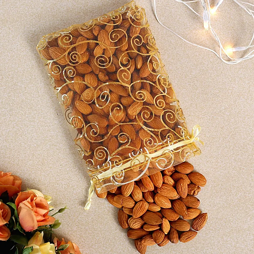 Bhai Dooj Wishes Gulab Jamun And Almonds Combo