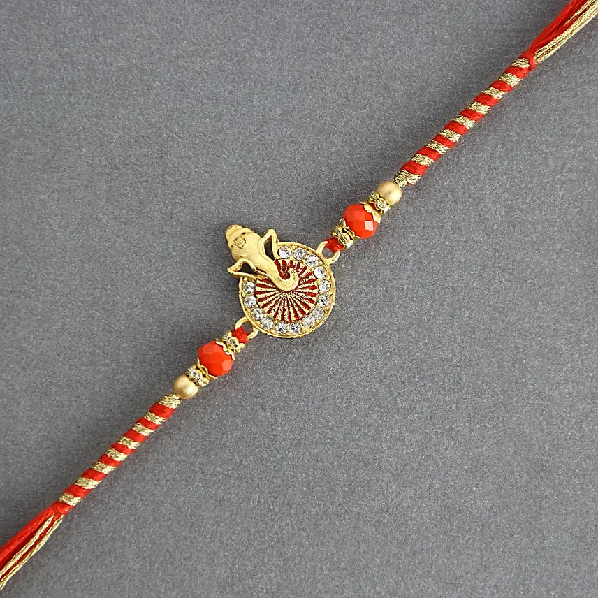 Blessed Ganesha Rakhi Combo