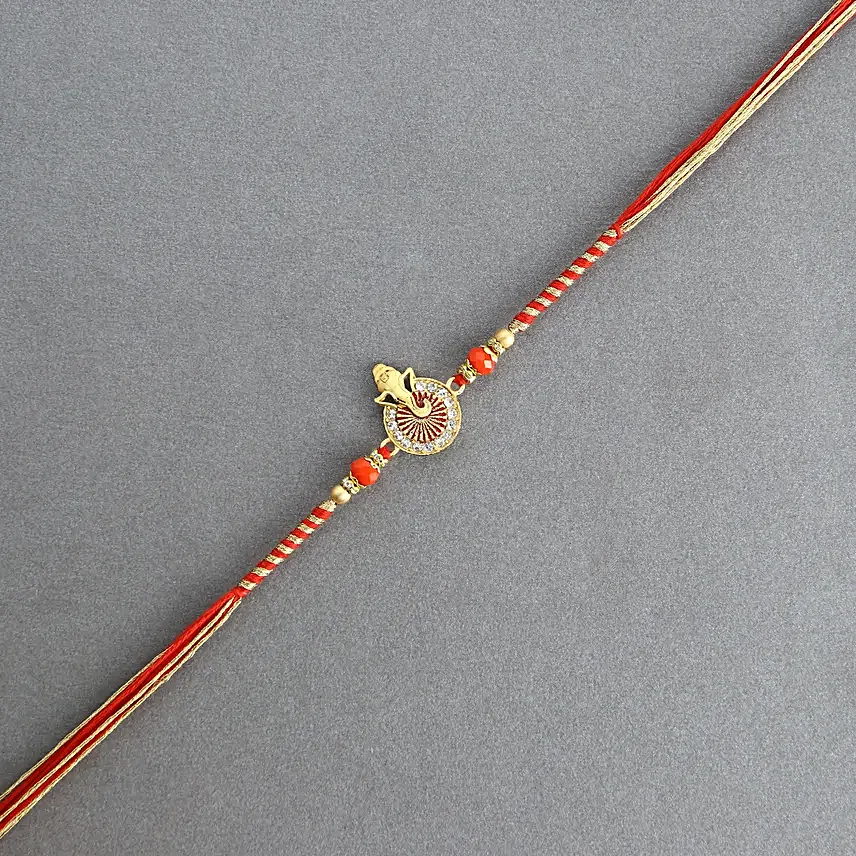Blessed Ganesha Rakhi Combo