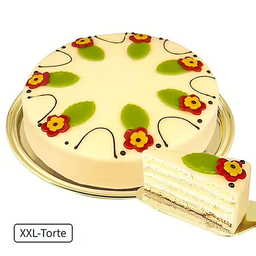 Delicious Almond Base Cake