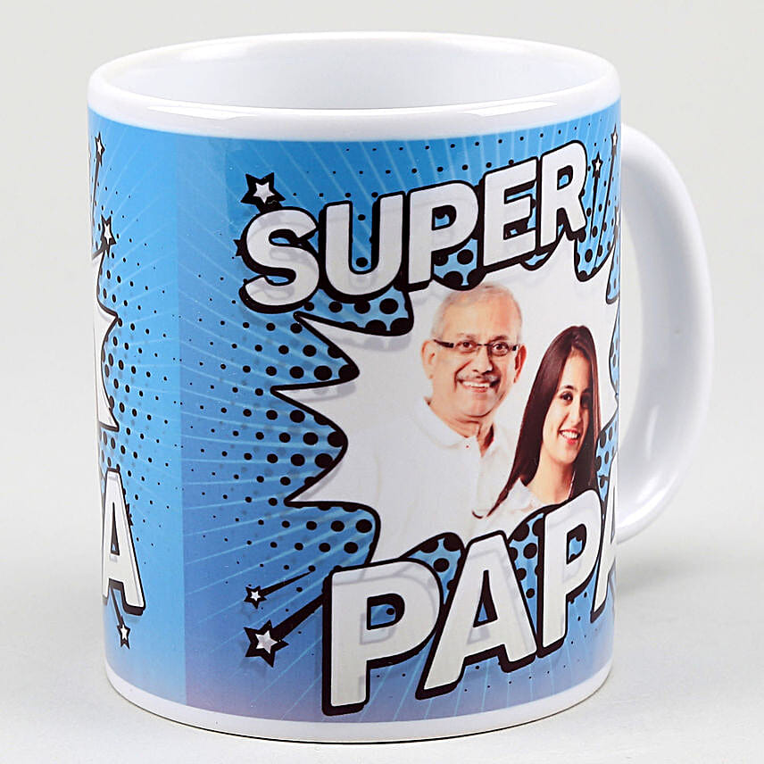 Forever Hero Papa Mug Table Top