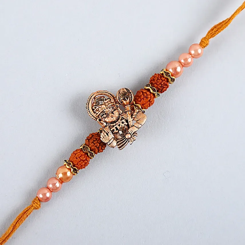Hanuman Rudraksha Pearl Rakhi
