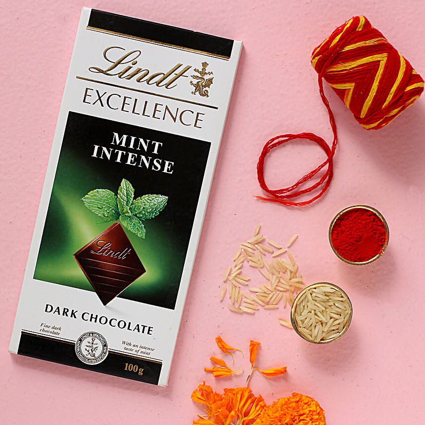 Happy Bhai Dooj Lindt Mint Intense Chocolate Combo