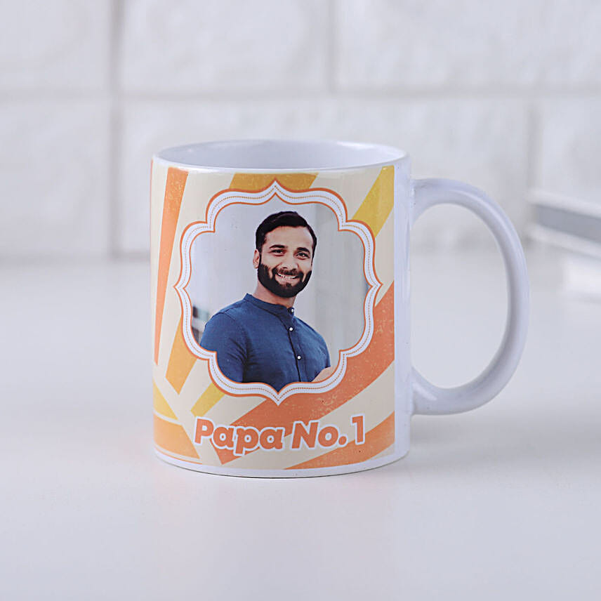 Personalised Fathers Mug N Cushion Combo