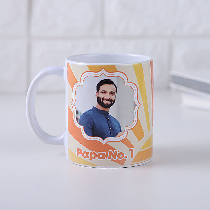 Personalised Fathers Mug N Cushion Combo