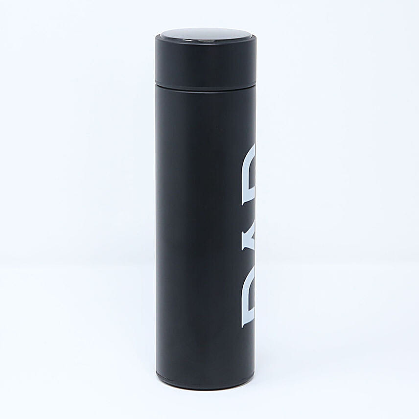 Personalised LED Temp Bottle For Dad