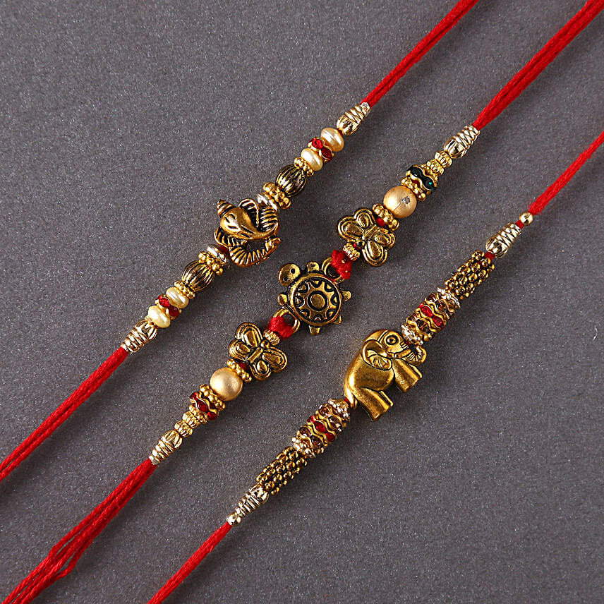 Sneh Feng Shui Rakhi Set With Soan Papdi & Almonds