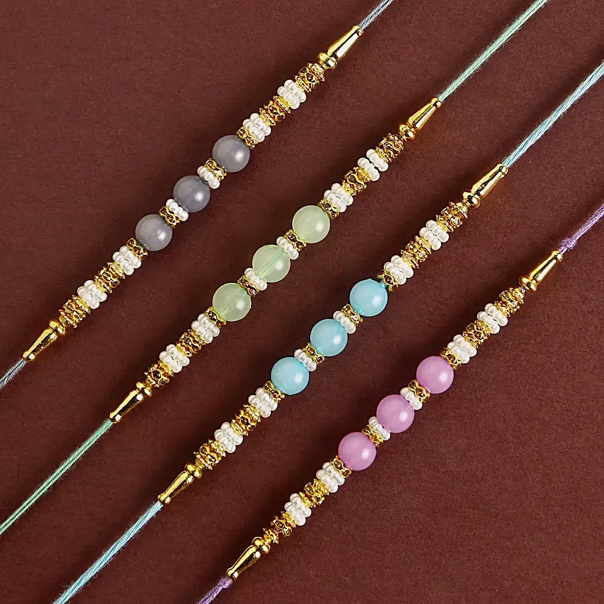 Zen Beadwork Rakhi Flavour Adventure Nuts Gift Set