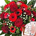 Flower Bouquet Grobe Liebe With Vase and Merci