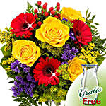 Flower Bouquet Blutenfee with vase