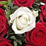 Rose Bouquet Amore With Vase Und Ferrero Raffaello