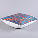 Bal Krishna Kids Rakhi And Floral Print Cushion
