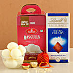 Bhai Dooj Special Rasgulla And Lindt Combo