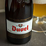 Duvel Belgian Beer With Pate And Cheese Balls
