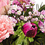 Stunning Mixed Flowers Bouquet With Free Gifts