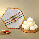 Sneh Feng Shui Rakhi Set & Rasgullas