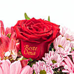 Magnificent Blooms With Free Vase & Chocolates