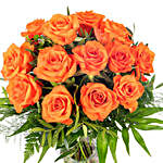 Pretty Orange Roses Bouquet