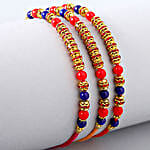 Sneh Colourful Beads Rakhi Set