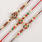 Sneh Meenakari Rakhi Set of 3