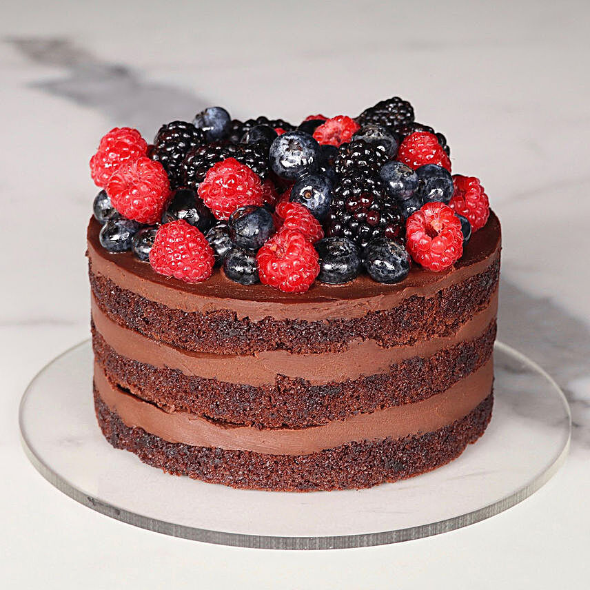 Richs Chocolate Berry Cake:Diwali Gift Delivery in Hong Kong