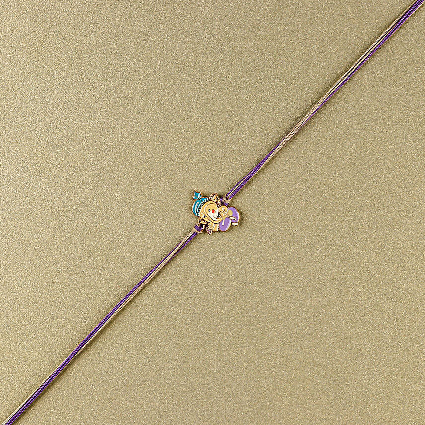 Bal Ganesha Cheerful Charm Rakhi N Sweet Treat