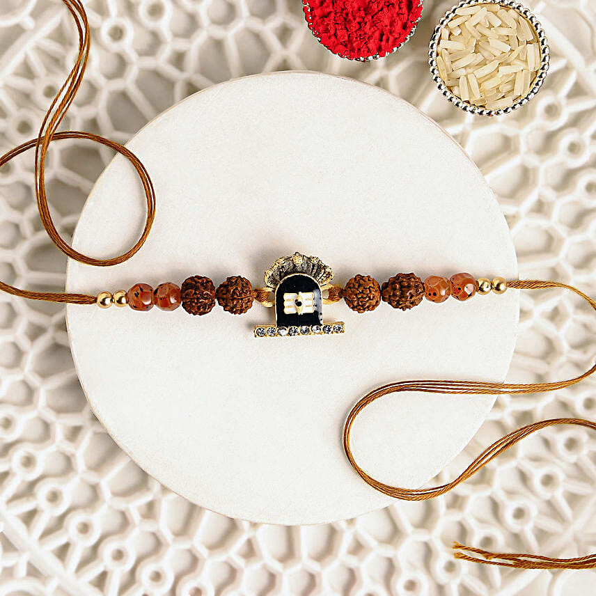 Blessings of Shiva Rakhi N Gulab Jamun Surprise
