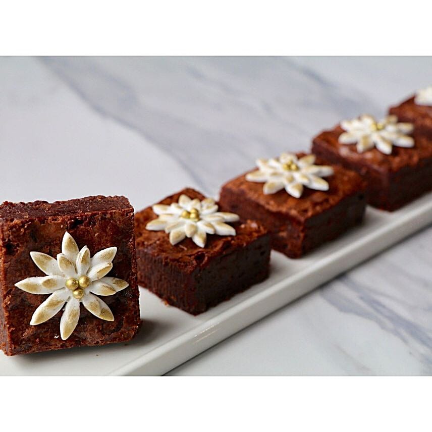 Eggless Chocolate Brownies 6 Pcs