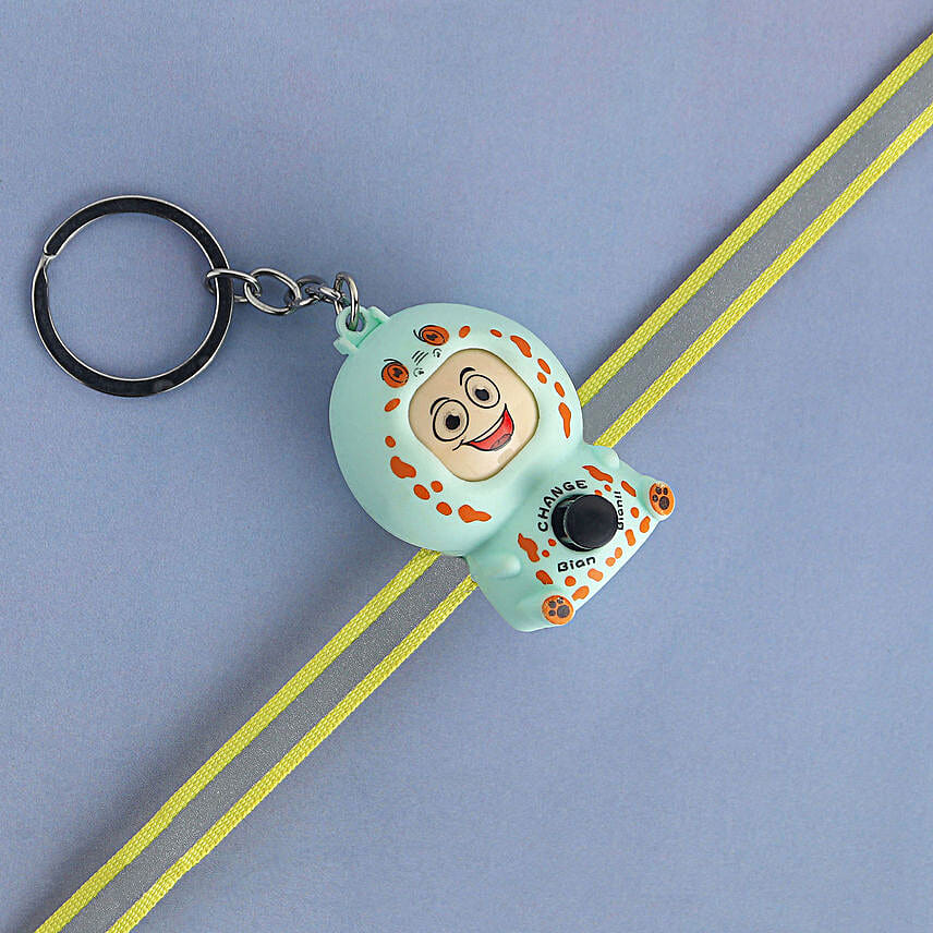 Emoji Switch Hero Rakhi For Kids N Delectable Gulab Jamun Combo