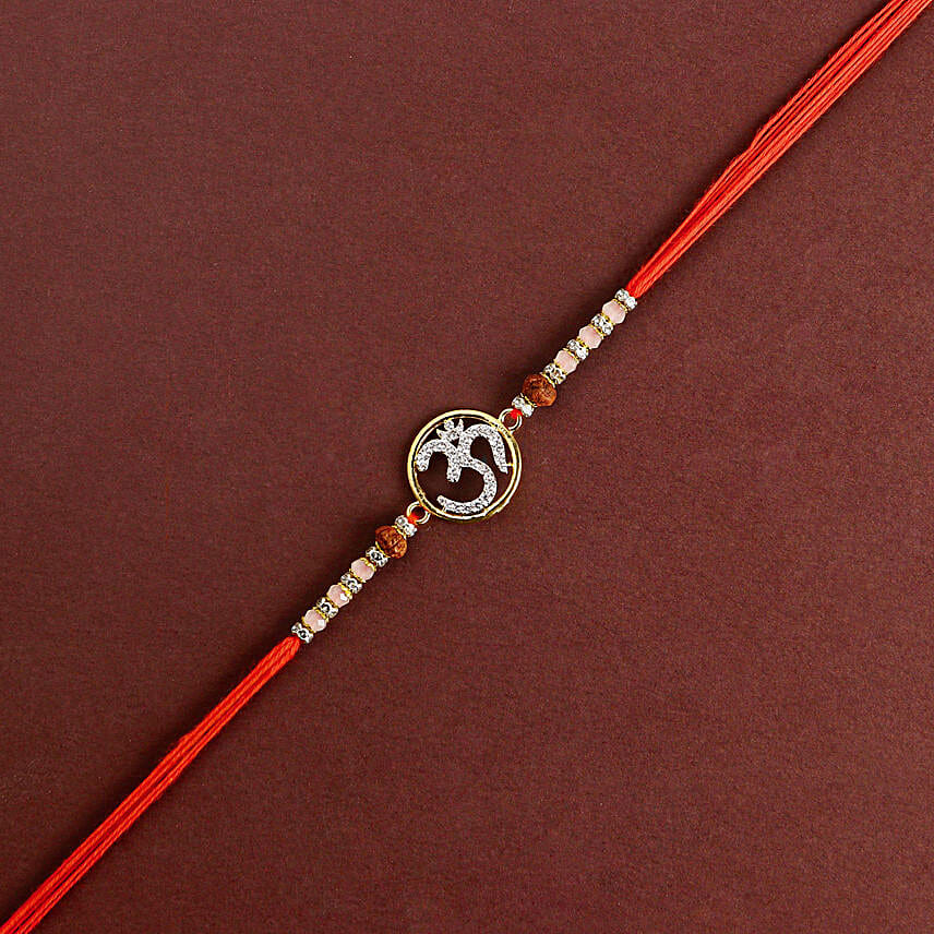 Eternal Glow Om Rakhi N Sweetness Set