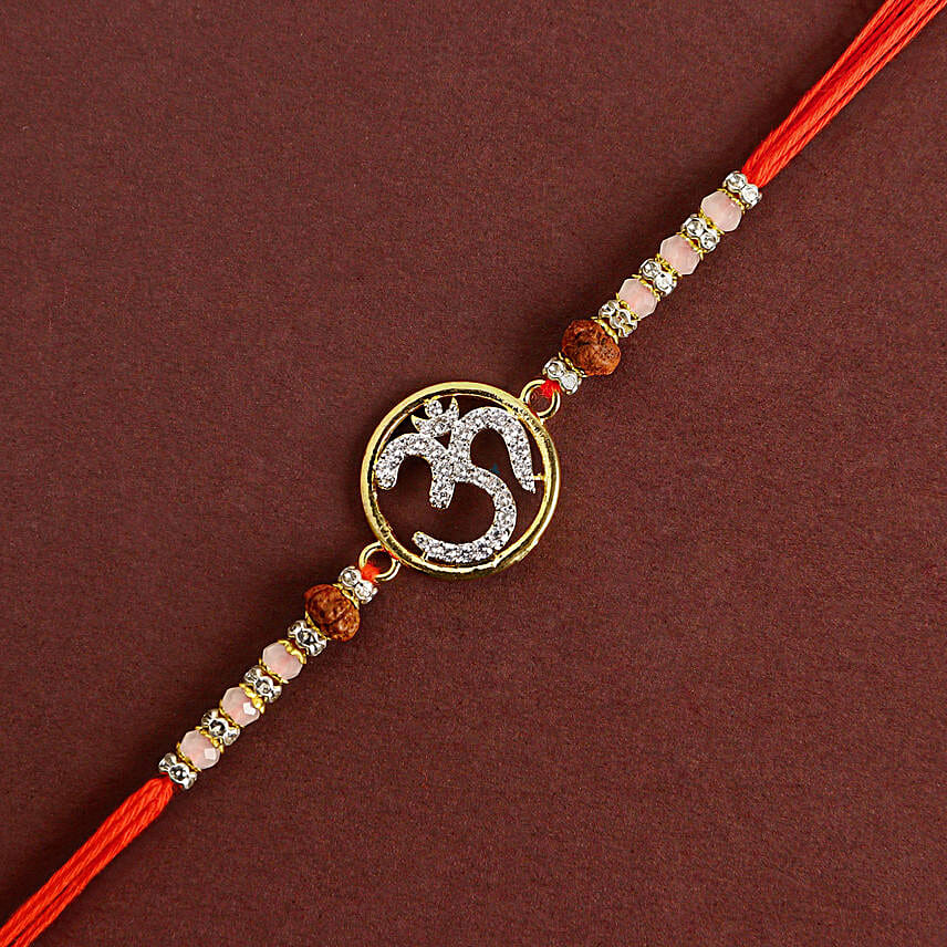 Eternal Glow Om Rakhi N Sweetness Set