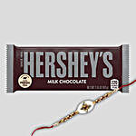 Hersheys Milk Chocolate And Rakhi Combo