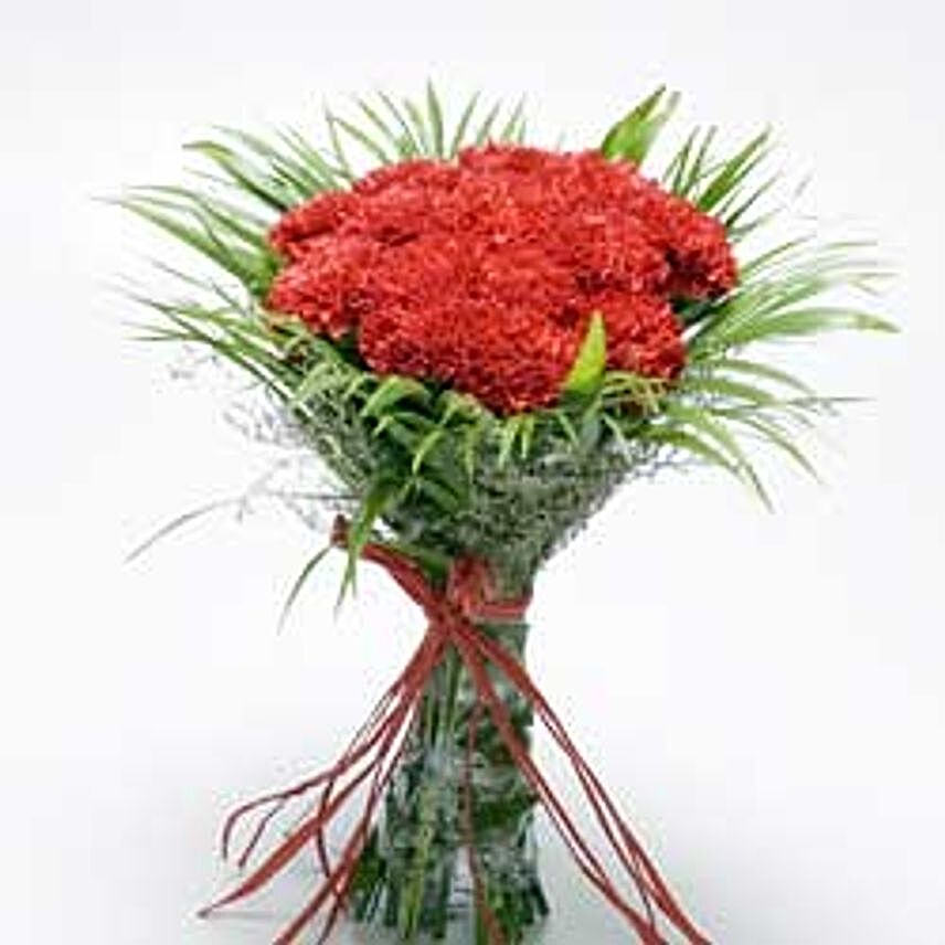 Bunch of Carnations-INDO:Flower Bouquet to Indonesia
