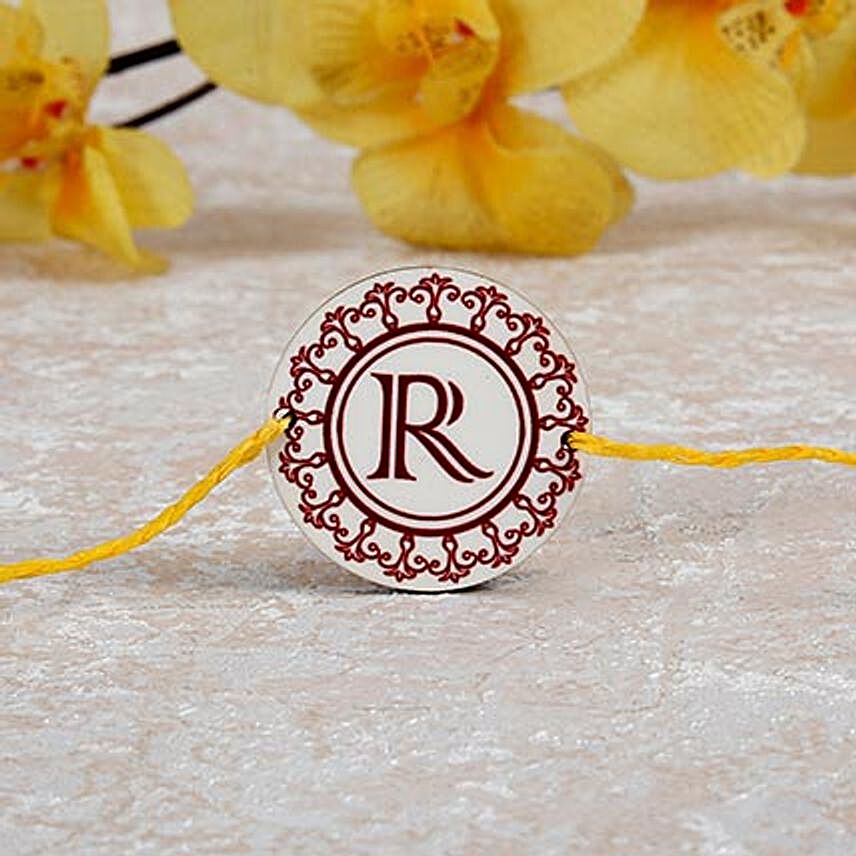 Personalized Rakhi With Initial