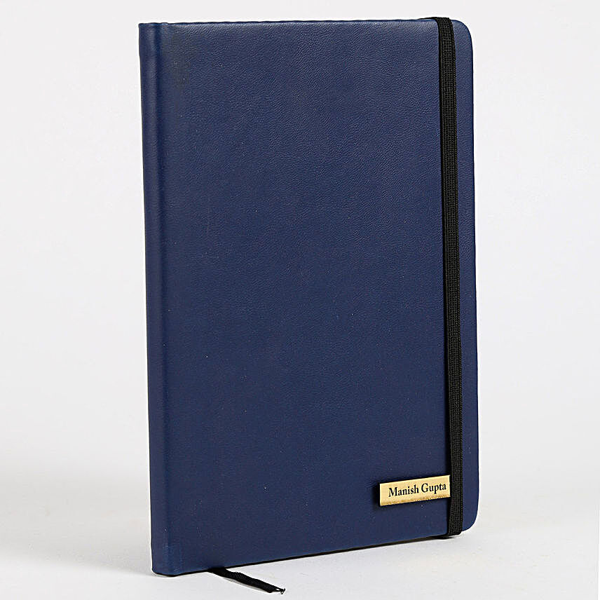 Personalized Blue Notebook:Send Corporate Gifts to indonesia