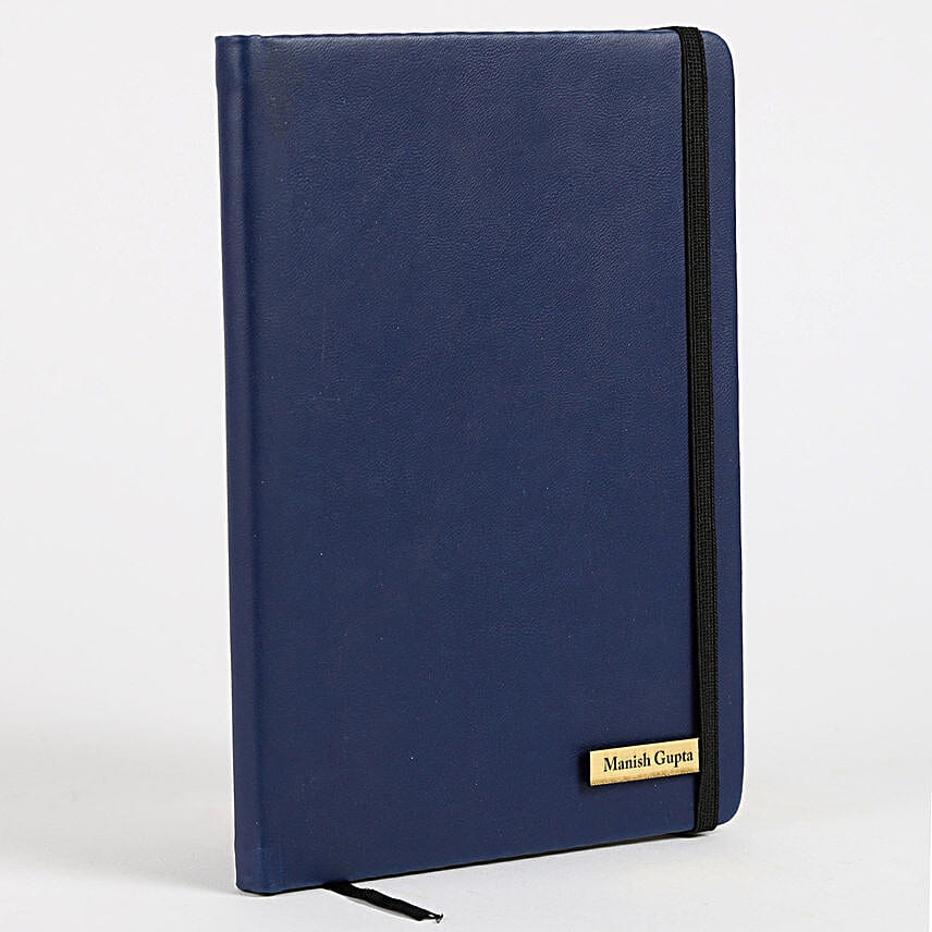 Personalized Blue Notebook